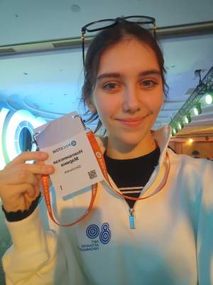 Гордимся нашими обучающимися! Новошинская Марина, ученица 10-го класса БОУ ОО "Созвездие Орла", стала амбассадором юниоров Госкорпорации "Росатом"