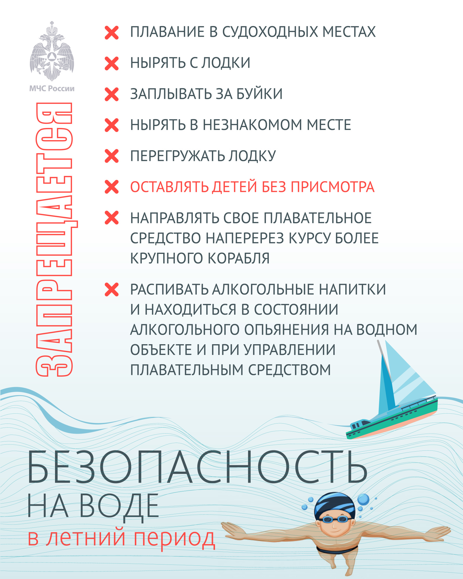 Безопасность на водоемах - памятки