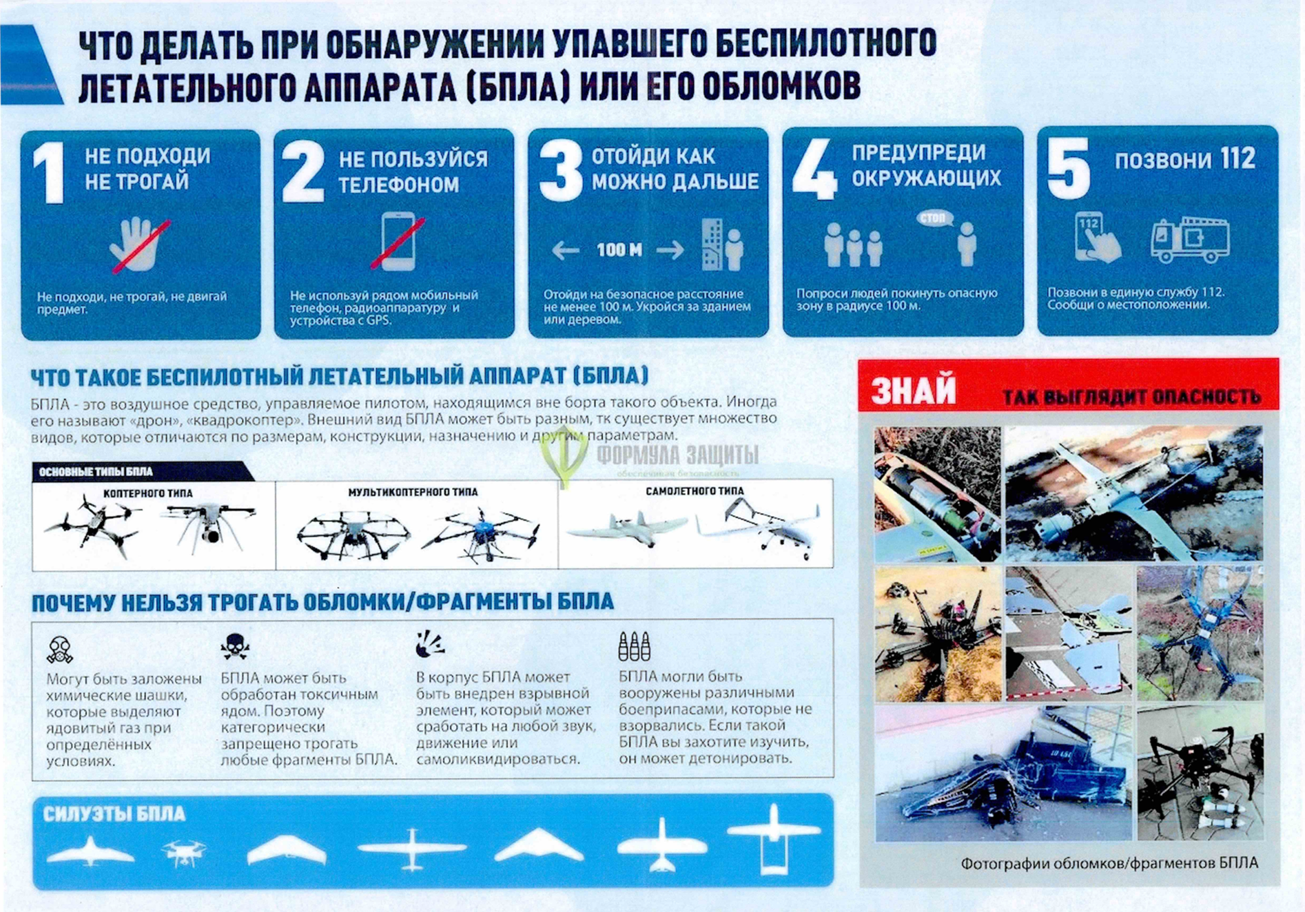 Памятка БПЛА